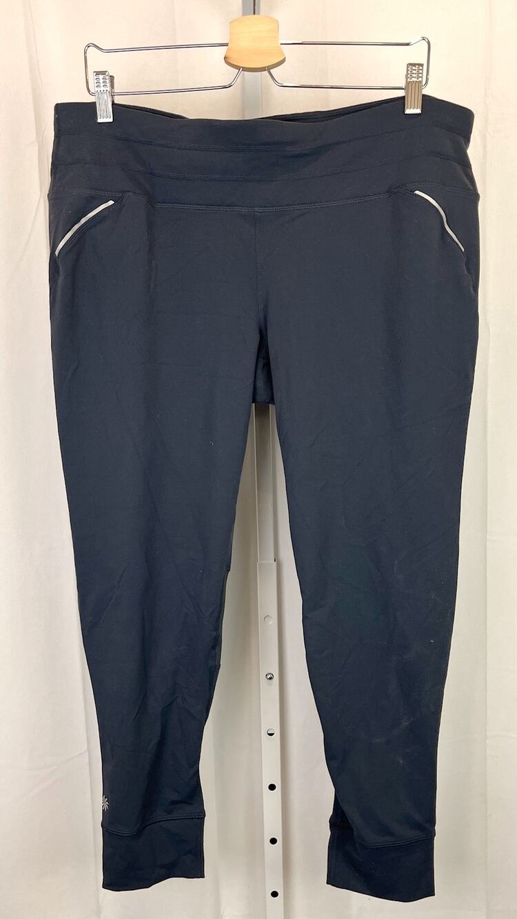 ATHLETA 2X Plus Relay Tights 903959 Reflective Mesh Panel Reflective Dark Gray